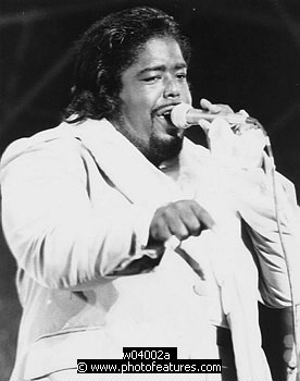 Photo of Barry White by Chris Walter , reference; w04002a,www.photofeatures.com