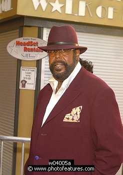 Photo of Barry White by Chris Walter , reference; w04005a,www.photofeatures.com