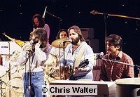 Photo of Beach Boys 1979 Dennis Wilson, Carl Wilson and Bruce Johnston on Midnight Special