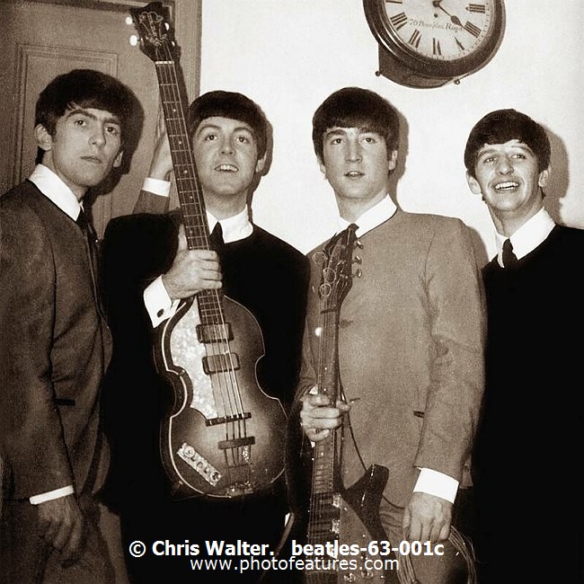 Photo of Beatles for media use , reference; beatles-63-001c,www.photofeatures.com