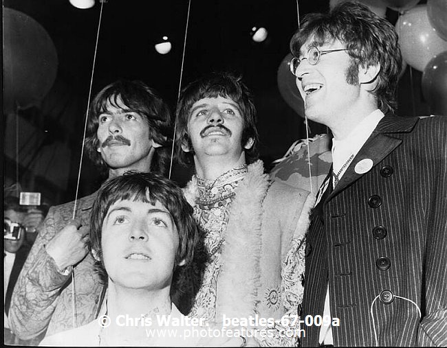 Photo of Beatles for media use , reference; beatles-67-009a,www.photofeatures.com
