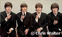 BEATLES  1966 Paul McCartney, Ringo Starr, John Lennon and George Harrison at Top Of The Pops.