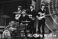 The Beatles June 16 1966 on Top Of The Pops, their only live in studio appearance on the show, where the performed Paperback Writer and Rain. John Lennon Ringo Starr, Paul McCartney and Heorge Harrison.<br> Chris Walter