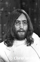 Beatles 1969 John Lennon at Heathrow Airport.