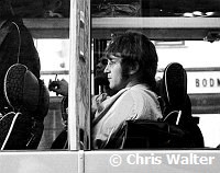 Beatles 1967 John Lennon on the Magical Mystery Tour bus
