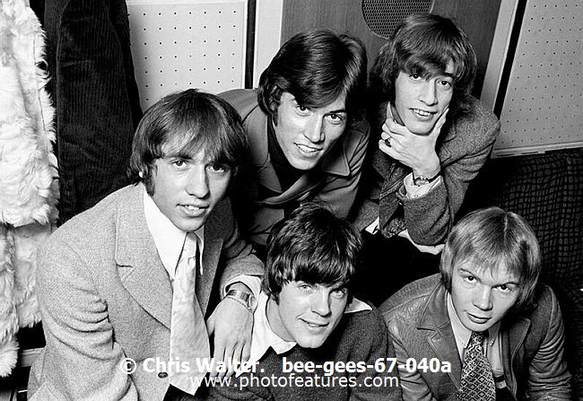 Photo of Bee Gees for media use , reference; bee-gees-67-040a,www.photofeatures.com