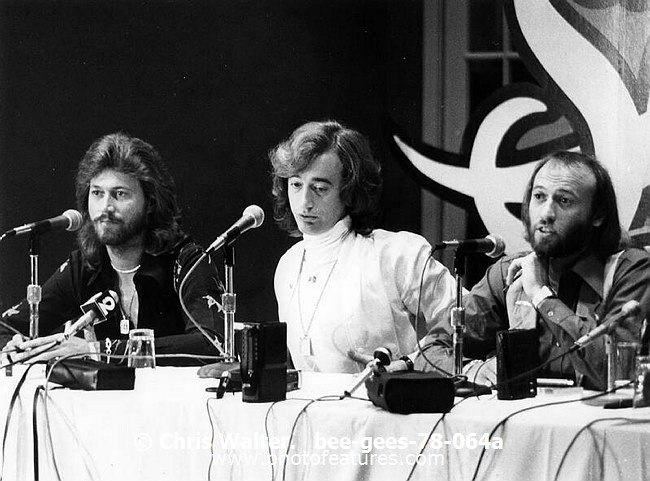Photo of Bee Gees for media use , reference; bee-gees-78-064a,www.photofeatures.com