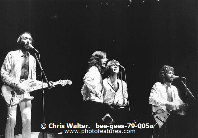 Photo of Bee Gees for media use , reference; bee-gees-79-005a,www.photofeatures.com