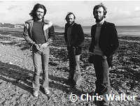 Bee Gees 1976 Barry Gibb, Maurice Gibb and Robin Gibb on Isle Of Man