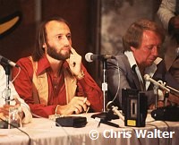 Bee Gees 1978  Maurice Gibb & Robert Stigwood at Sgt Pepper Press Conference.<br>