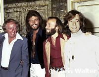 Bee Gees 1978 Robert Stigwood, Barry Gibb,Maurice Gibb and Robin Gibb with Robert Stigwood
