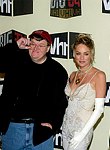 Photo of Michael Moore and Sharon Stone<br>