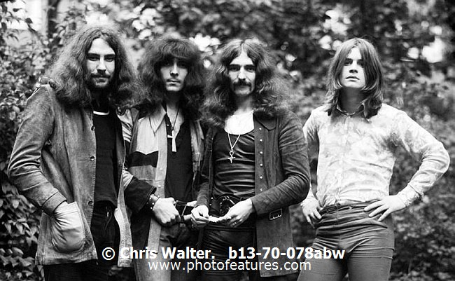 Photo of Black Sabbath for media use , reference; b13-70-078abw,www.photofeatures.com