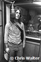 Black Sabbath 1970 Ozzy Osbourne at Regent Sounds during Paranoid sessions<br> Chris Walter
