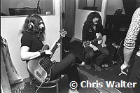 Black Sabbath 1970 Geezer Butler and Tony Iommi at Regent Sounds during Paranoid sessions<br> Chris Walter