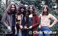 Black Sabbath 1970 Bill Ward, Tony Iommi, Geezer Butler and Ozzy Osbourne.<br> Chris Walter<br>