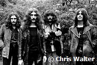 Black Sabbath 1970 Bill Ward Geezer Butler Tony Iommi and Ozzy Osbourne<br> Chris Walter