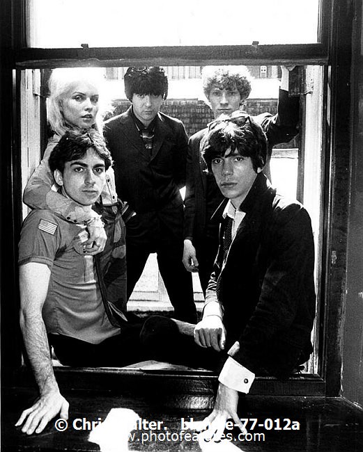 Photo of Blondie for media use , reference; blondie-77-012a,www.photofeatures.com