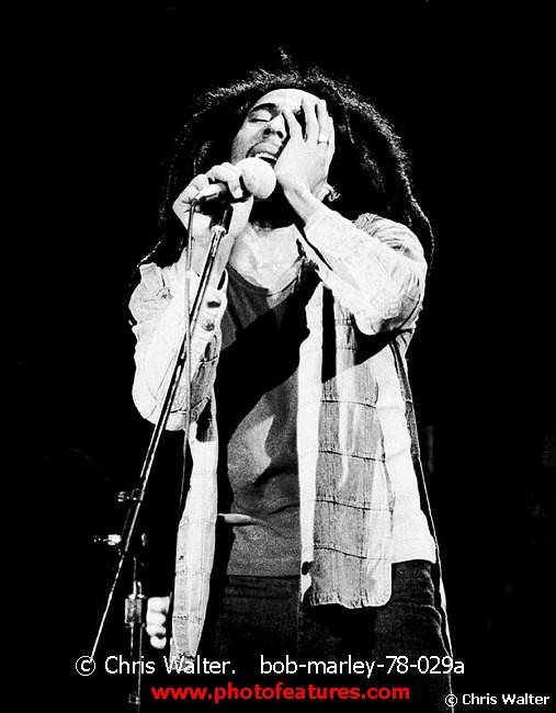 Photo of Bob Marley for media use , reference; bob-marley-78-029a,www.photofeatures.com