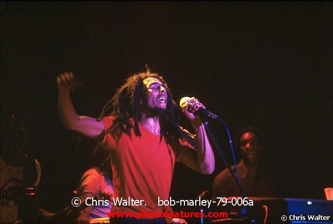 Photo of Bob Marley for media use , reference; bob-marley-79-006a,www.photofeatures.com