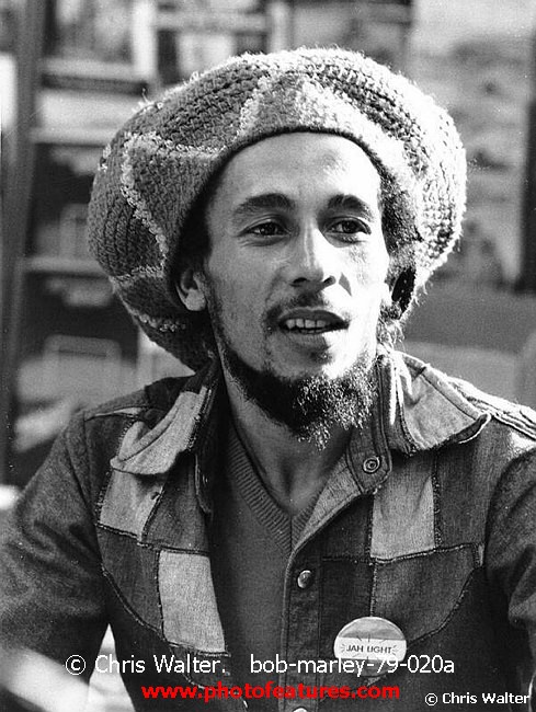Photo of Bob Marley for media use , reference; bob-marley-79-020a,www.photofeatures.com