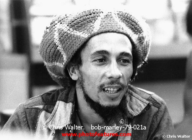 Photo of Bob Marley for media use , reference; bob-marley-79-021a,www.photofeatures.com