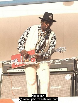 Photo of Bo Diddley by Chris Walter , reference; d18001a,www.photofeatures.com