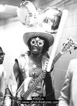 Photo of Bootsy Collins by Chris Walter , reference; c45001a,www.photofeatures.com