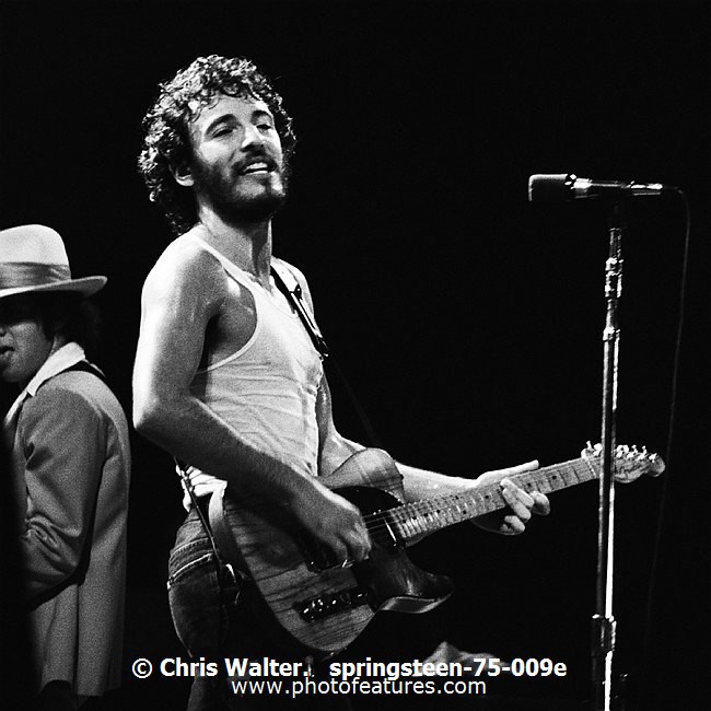 Photo of Bruce Springsteen for media use , reference; springsteen-75-009e,www.photofeatures.com