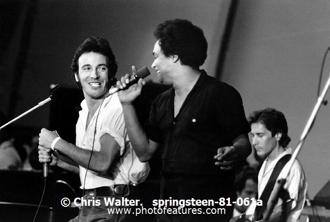 Photo of Bruce Springsteen for media use , reference; springsteen-81-061a,www.photofeatures.com