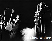 Bruce Springsteen 1980 with Clarence Clemons, Halloween at LA Sports Arena<br> Chris Walter<br>
