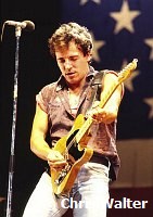 Bruce Springsteen 1985 at Los Angeles Memorial Coliseum<br> Chris Walter<br>