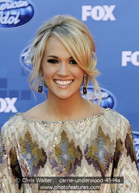 Photo of Carrie Underwood for media use , reference; carrie-underwood-4544a,www.photofeatures.com