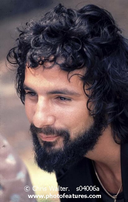Photo of Cat Stevens for media use , reference; s04006a,www.photofeatures.com