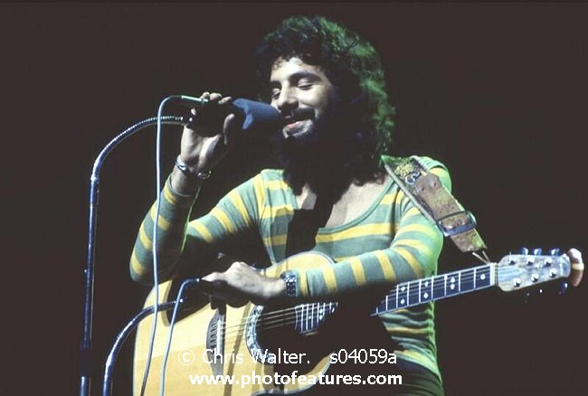 Photo of Cat Stevens for media use , reference; s04059a,www.photofeatures.com