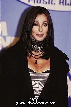 Photo of Cher by Chris Walter , reference; c02002a,www.photofeatures.com