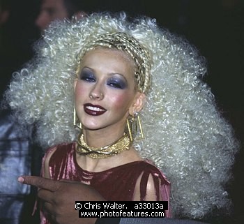 Photo of Christina Aguilera by Chris Walter , reference; a33013a,www.photofeatures.com