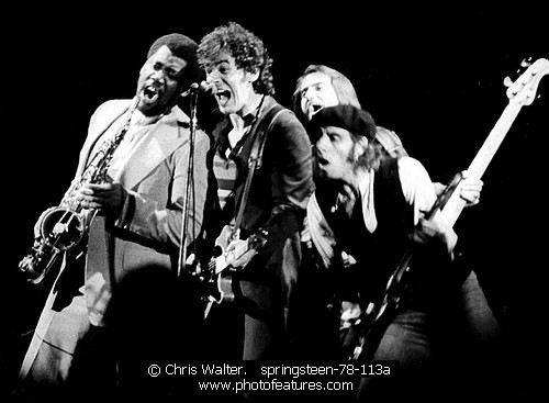 Photo of Clarence Clemons by Chris Walter , reference; springsteen-78-113a,www.photofeatures.com