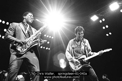 Photo of Clarence Clemons by Chris Walter , reference; springsteen-81-040a,www.photofeatures.com