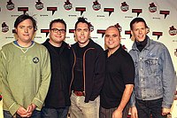 Photo of Barenaked Ladies at Comedy Central's First Annual Commie Awards 11-22-2003 in Culver City.