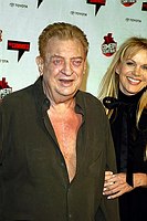 Photo of Rodney Dangerfield and wife at Comedy Central's First Annual Commie Awards 11-22-2003 in Culver City.