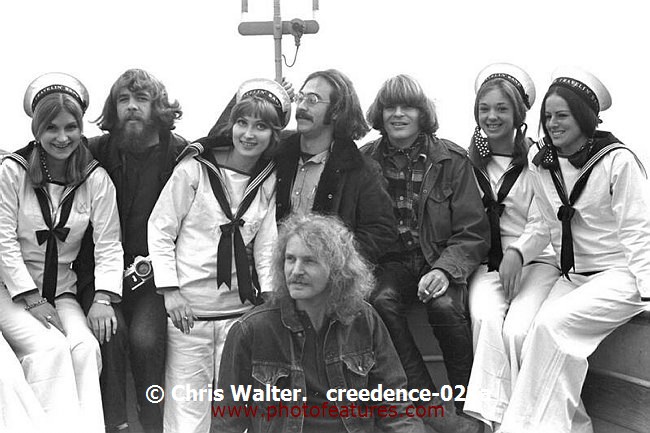 Photo of Creedence Clearwater Revival for media use , reference; creedence-023a,www.photofeatures.com