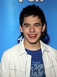 Photo of David Archuleta at the 2008 American Idol Final Show at the Nokia Theatre in Los Angeles, May 20th 2008.<br>