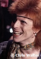 David Bowie 1974<br> Chris Walter
