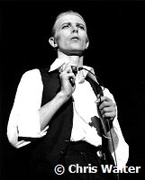 David Bowie 1976 at Wembley<br> Chris Walter<br>