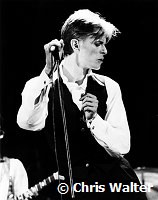 David Bowie 1976 at the Fabulous Forum<br> Chris Walter