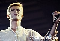 David Bowie 1978 Earls Court<br> Chris Walter