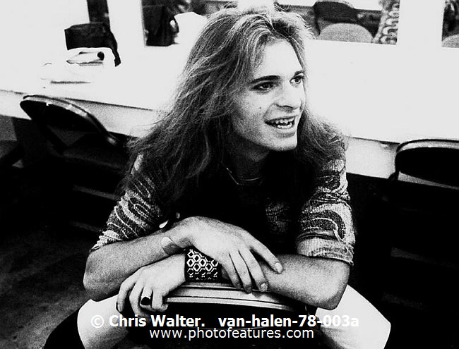 Photo of David Lee Roth for media use , reference; van-halen-78-003a,www.photofeatures.com