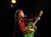 Photo of Donovan<br>in concert for the David Lynch Foundation for Consciousness-Based Education and the David Lynch book &quotCatching The Big Fish: Meditation, Consciousness and Creativity" at the Kodak Theatre in Hollywood, January 21st 2007.<br>Photo by Chris Walter/Photofeatures