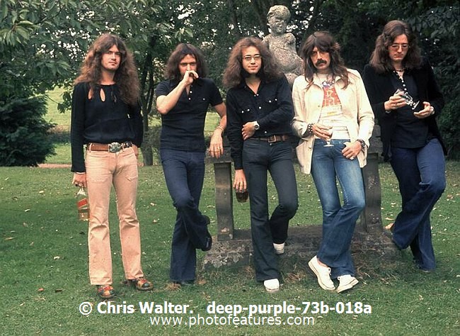 Photo of Deep Purple for media use , reference; deep-purple-73b-018a,www.photofeatures.com